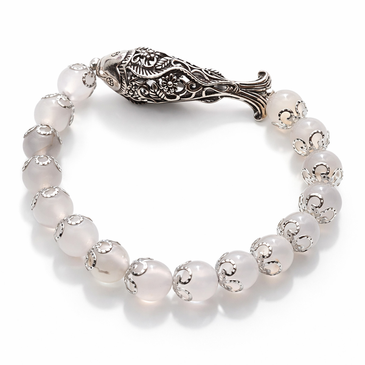 silver-koi-white-chalcedony-crystal-bracelet