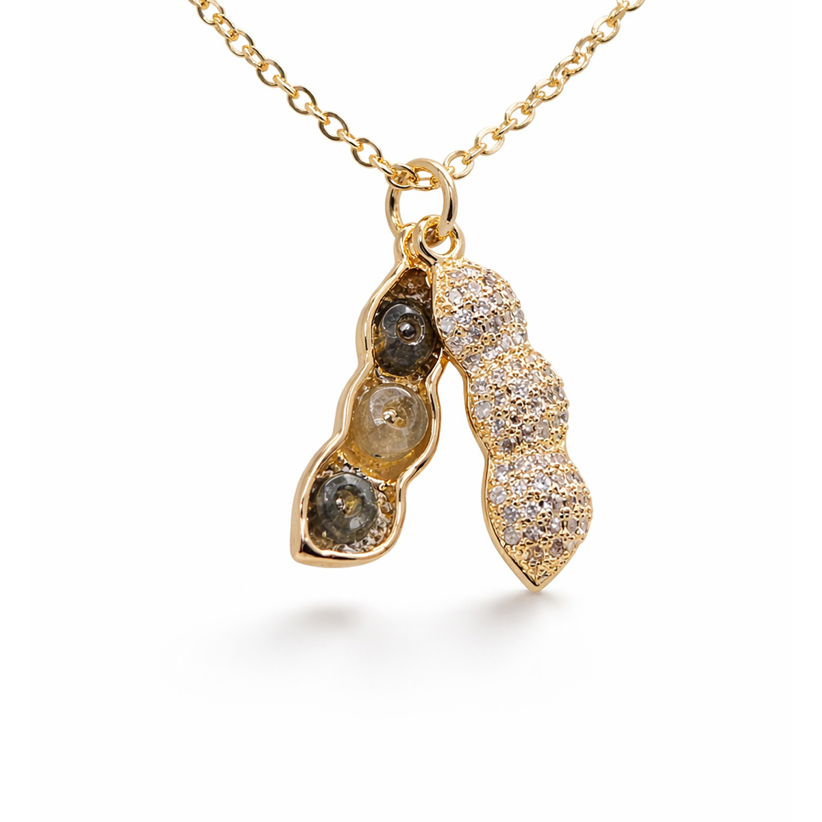 colorful-fluorite-peanut-double-pendant-necklace-front-view