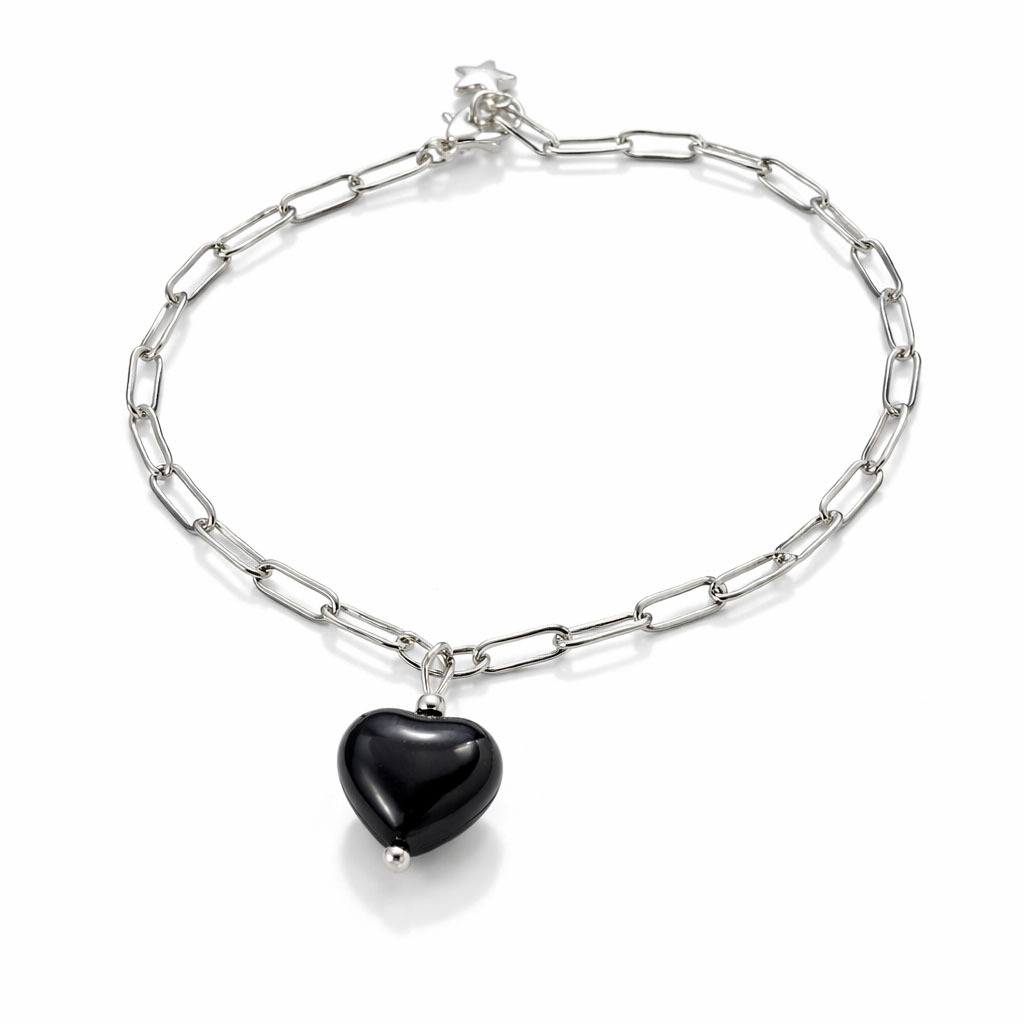 obsidian-heart-sterling-silver-bracelet