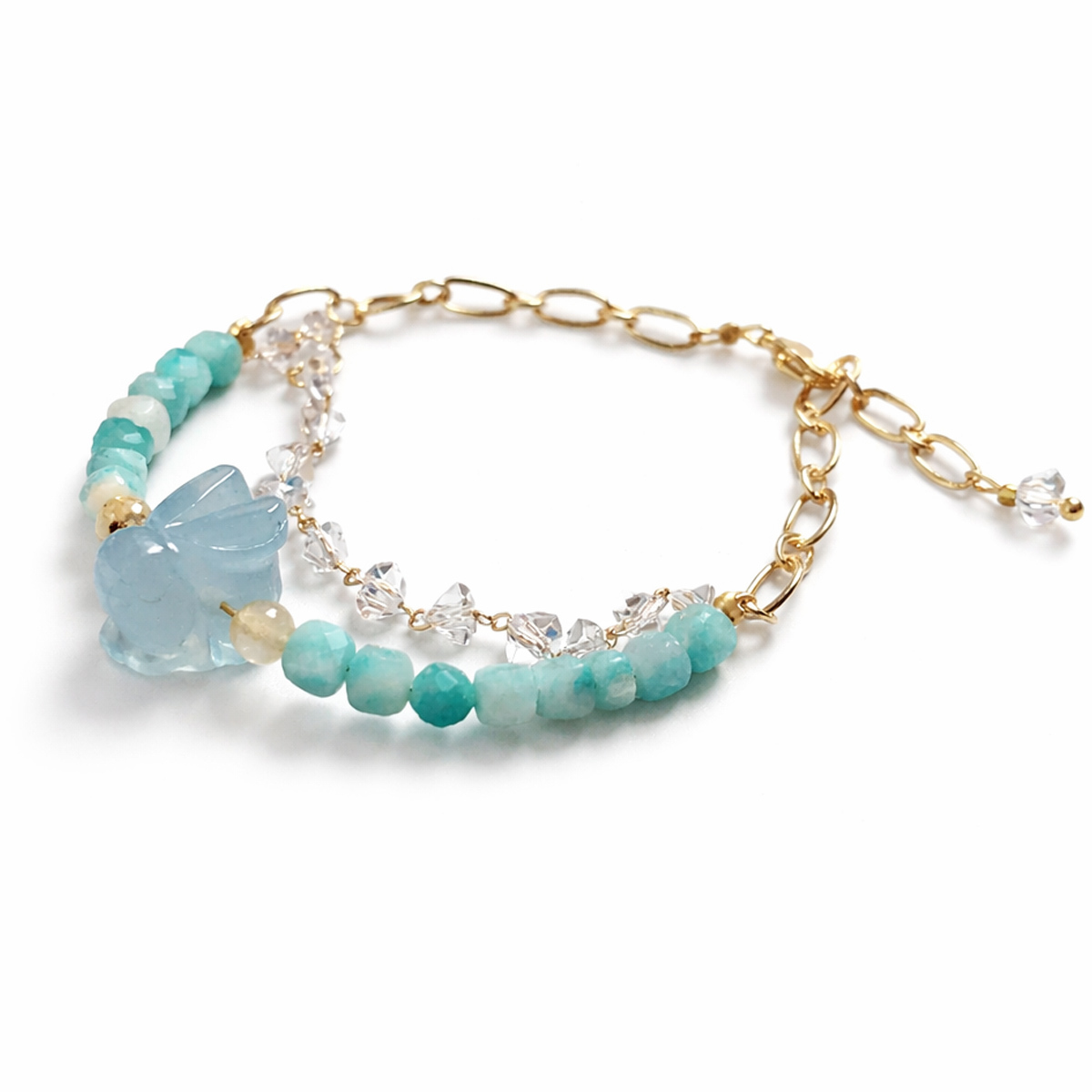 cute-rabbit-blue-chalcedony-amazonite-bracelet-white-background-1