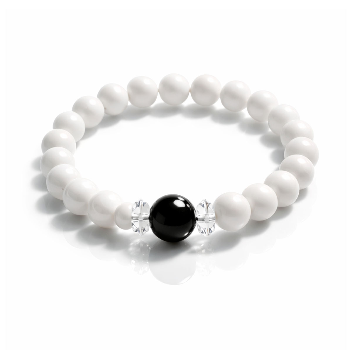 black-obsidian-white-tridacna-bracelet
