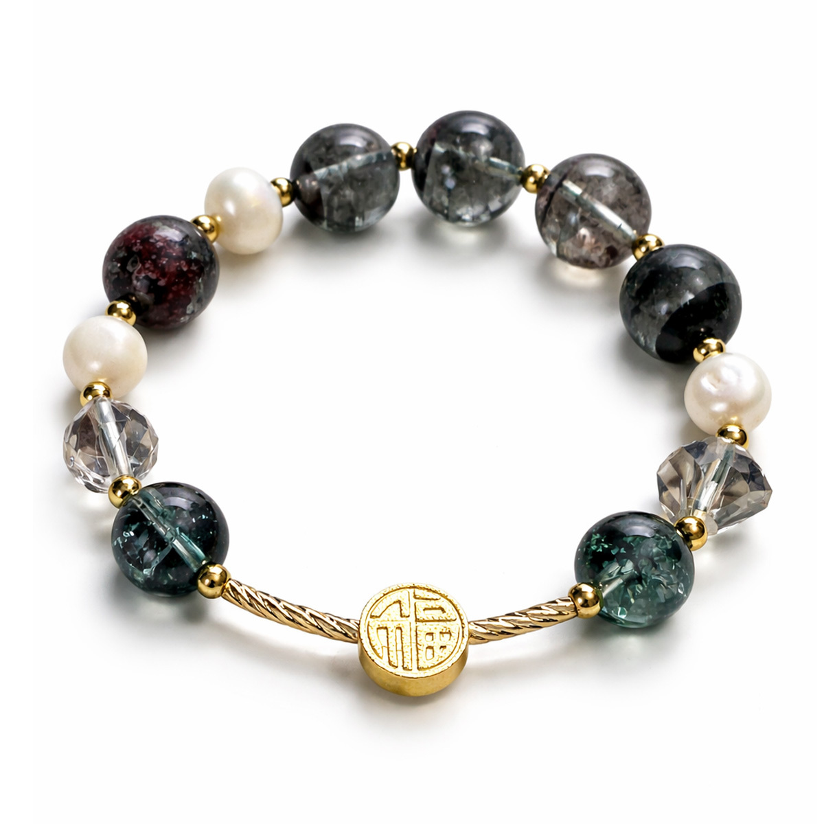 green-phantom-clear-quartz-fu-bracelet-white-background