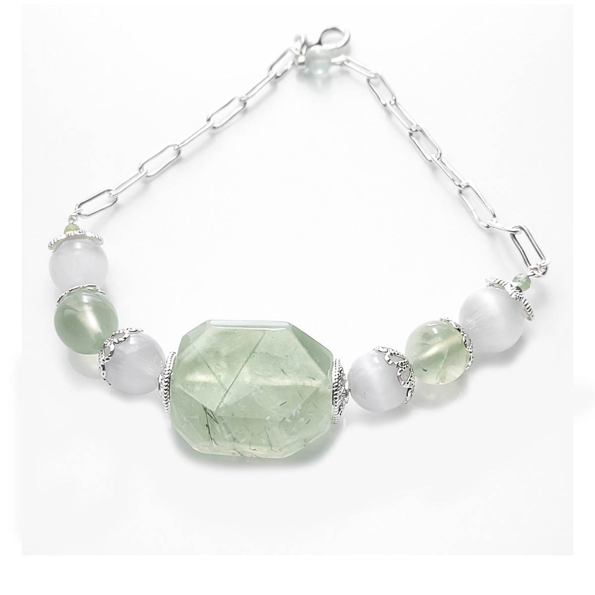 olive-green-peridot-white-cat-eye-bracelet-main