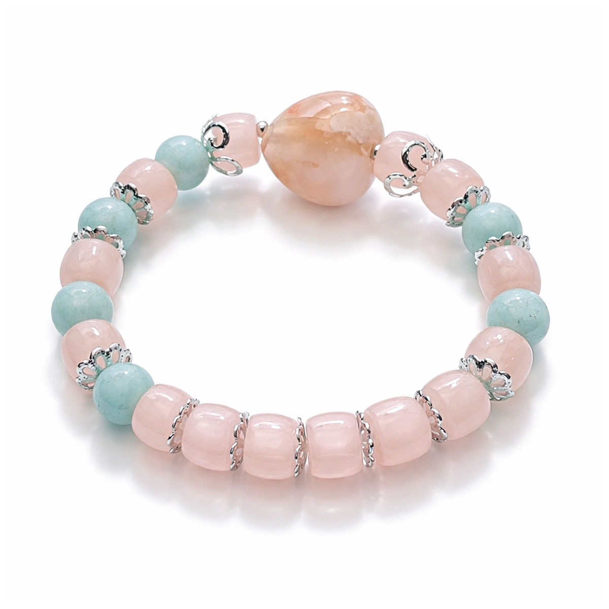 pink-opal-amazonite-heart-bracelet-studio