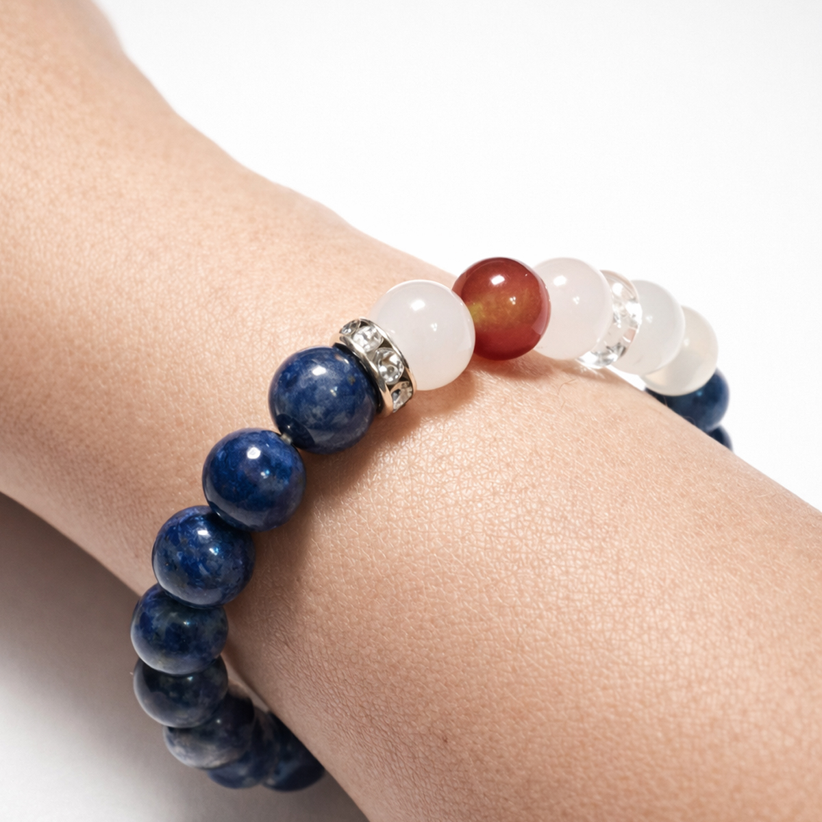 lapis-lazuli-belief-rhythm-crystal-bracelet-on-wrist-lapis-closeup
