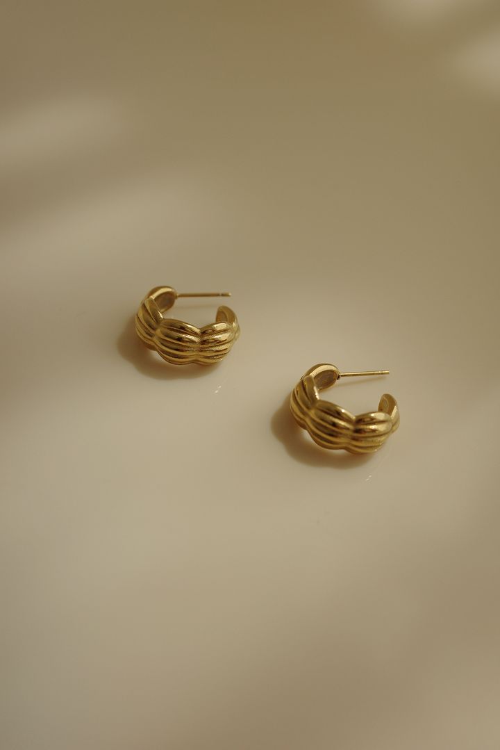 Twist Hoop Earrings