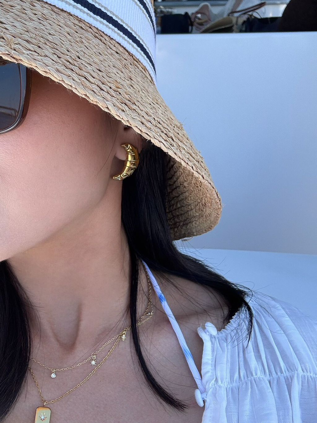My Croissant Day Earrings