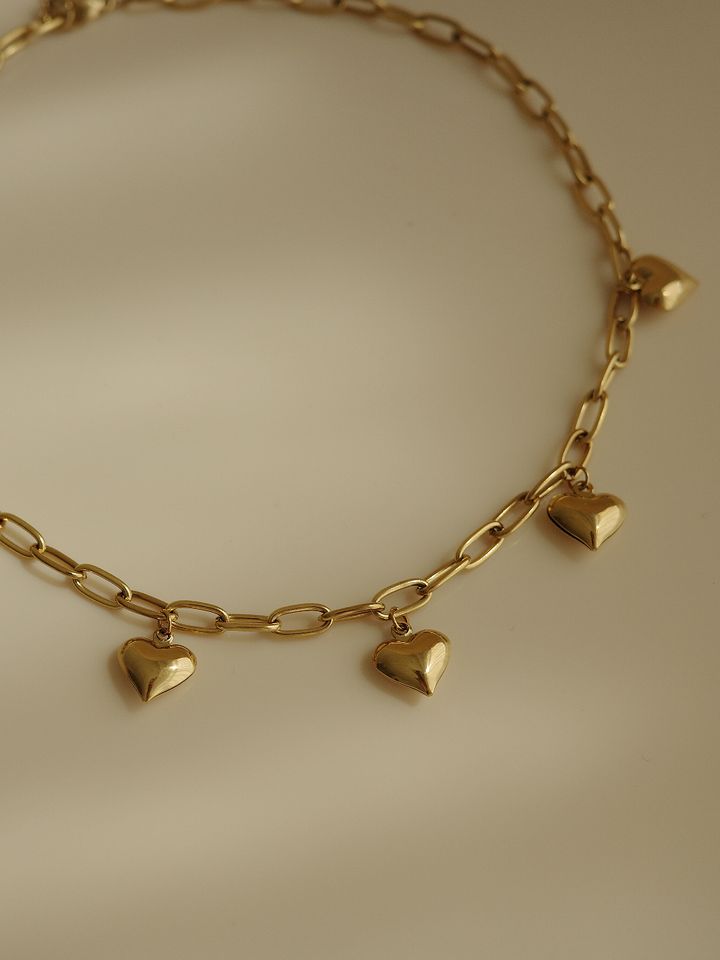 Love Message Necklace gold