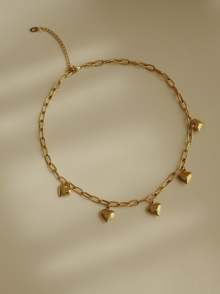 Love Message Necklace gold