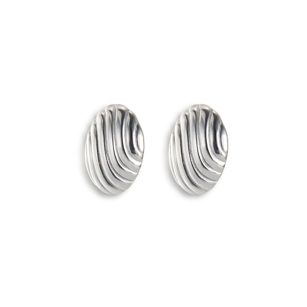 銀色波浪耳環 Silver Ocean Earrings
