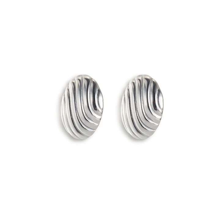 銀色波浪耳環 Silver Ocean Earrings