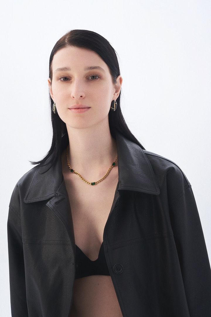 自由靈魂古巴項鍊 綠寶石鑲嵌 Free Yourself Necklace