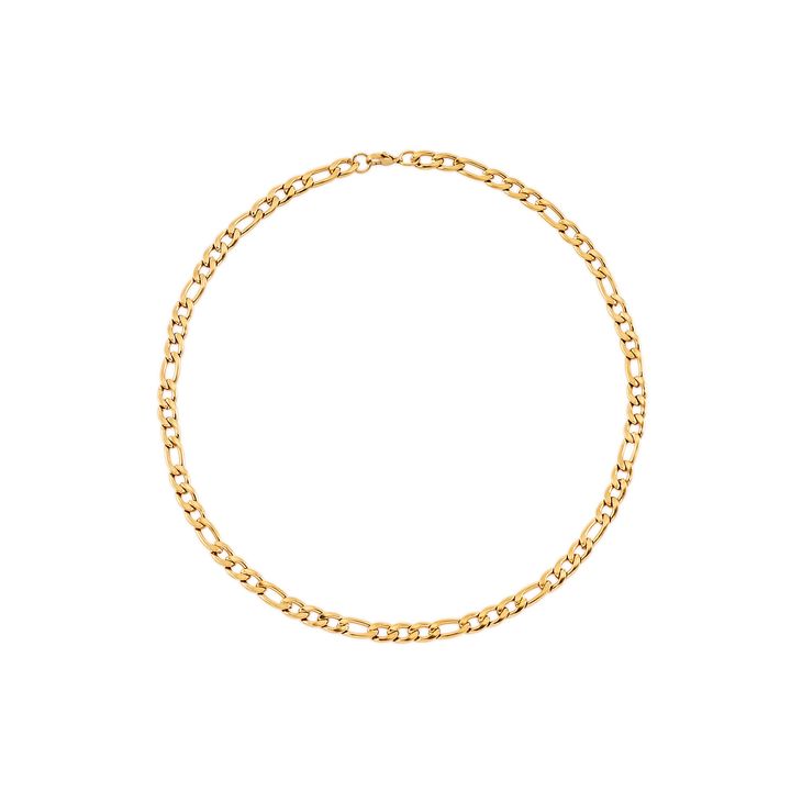 經典率性厚金古巴項鍊 On and Off Necklace