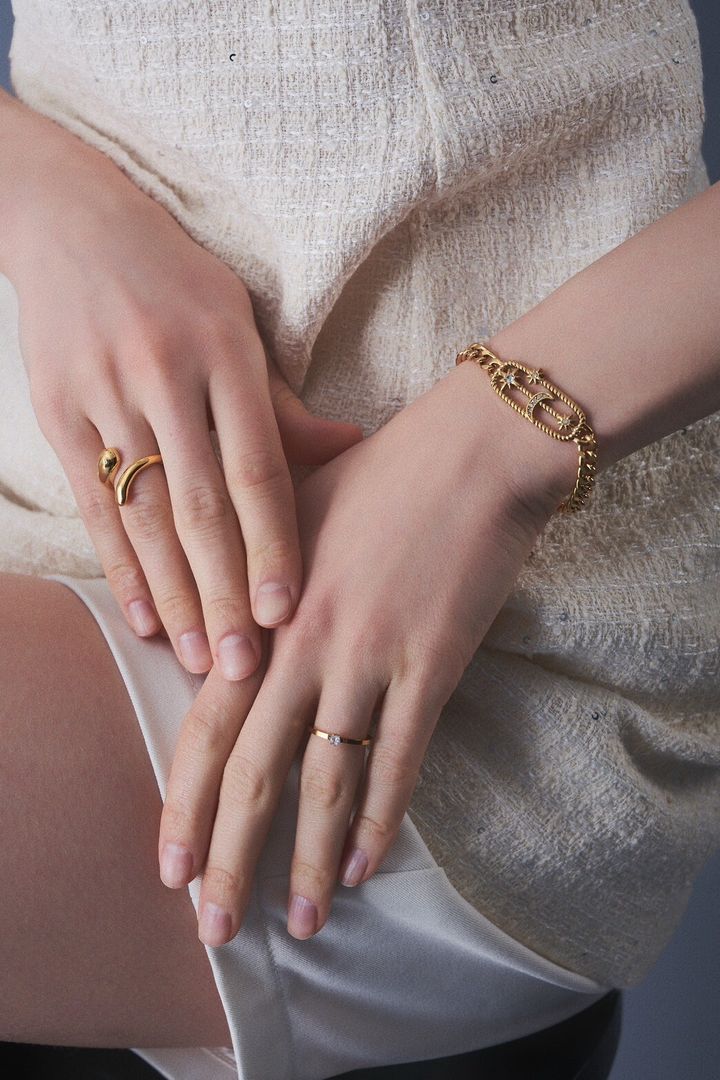 邁阿密月亮星星手鍊 Going to the Moon Bracelet