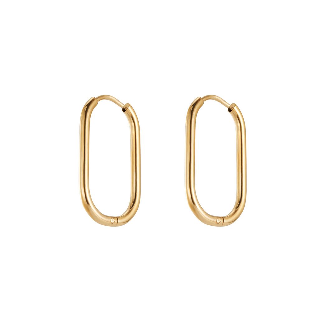 簡單又不簡單的金屬耳環 兩色 Less is More Hoop Earrings