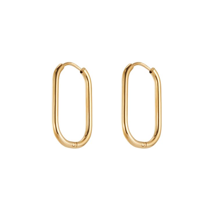簡單又不簡單的金屬耳環 兩色 Less is More Hoop Earrings