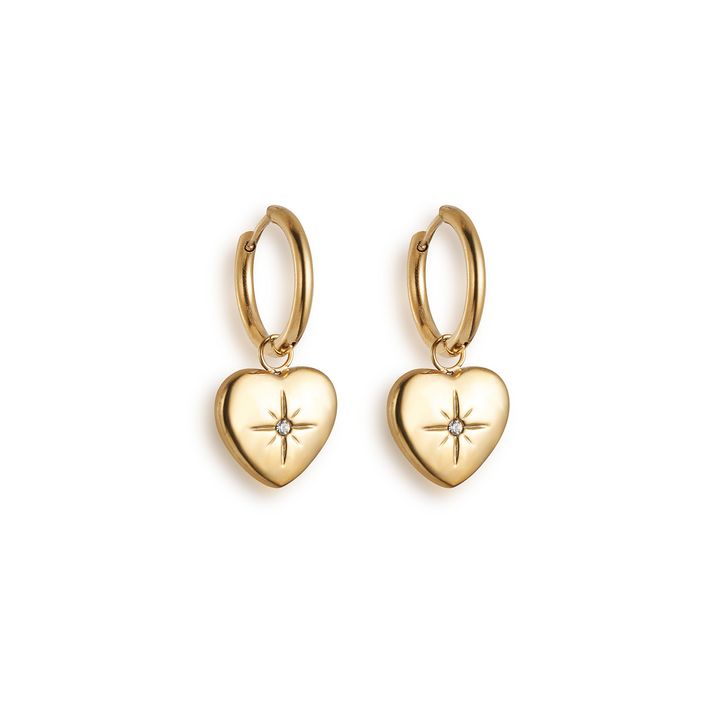 胖胖愛心 Bubbly Love Earrings