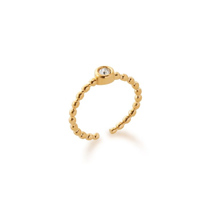 編織單鑽可調式戒指 My Heart Ring
