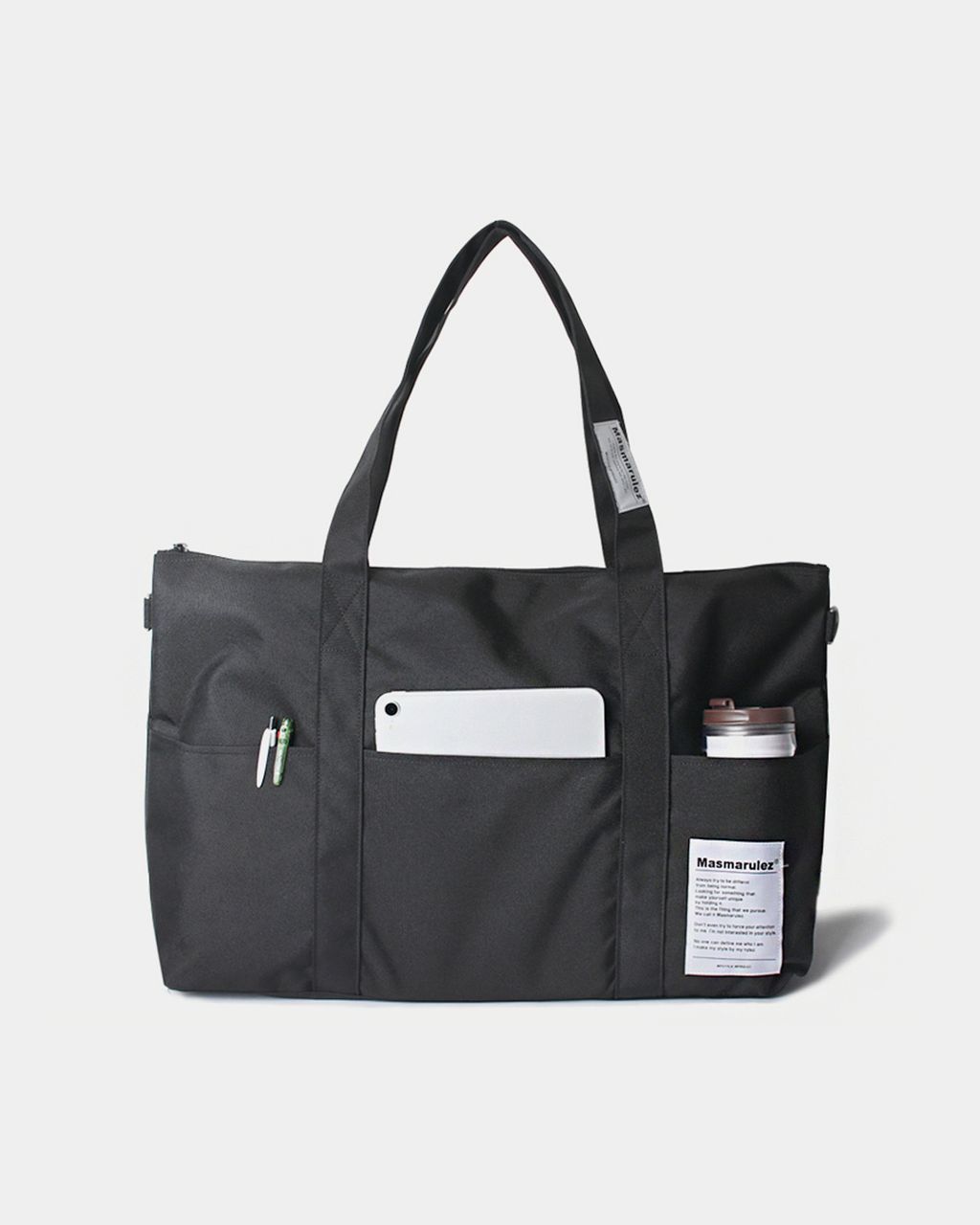 ☆送料・関税込☆masmarulez★BIG TRAVEL BAG 旅行バッグ★ MASMARULEZ BIG TRAVEL BAG-BLACK 巨大黑色手提旅行包(僅包包) – XOX