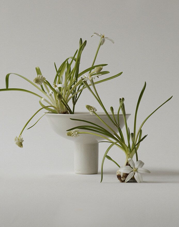 Pedestal Bowl · Fog · Small (9)