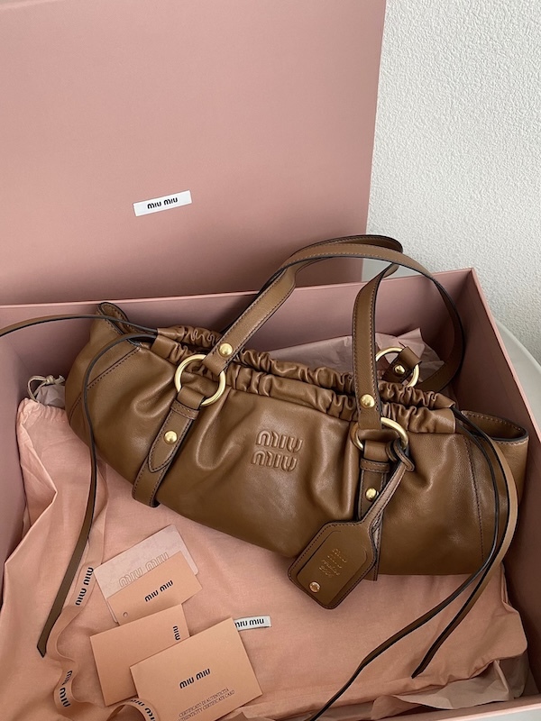 Miu Miu Joie Nappa Leather Bag – Ceci Bag Panda