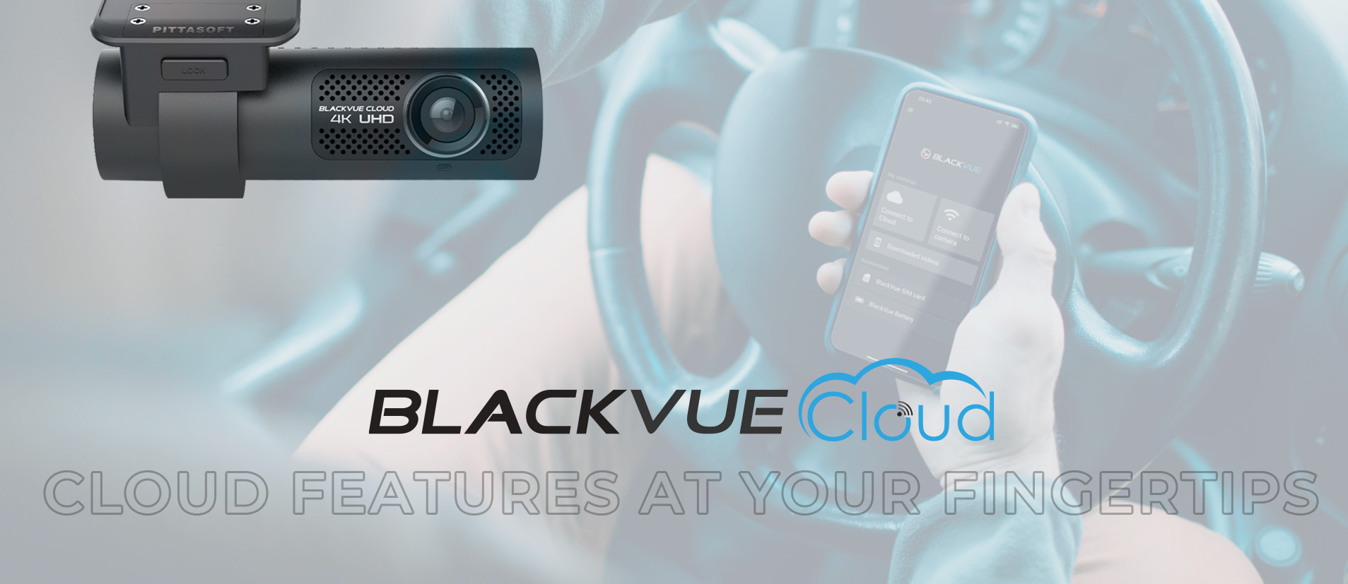 BlackVue DR970X-2CH LTE Dual Lens 4K Dash Cam With SIM Card
