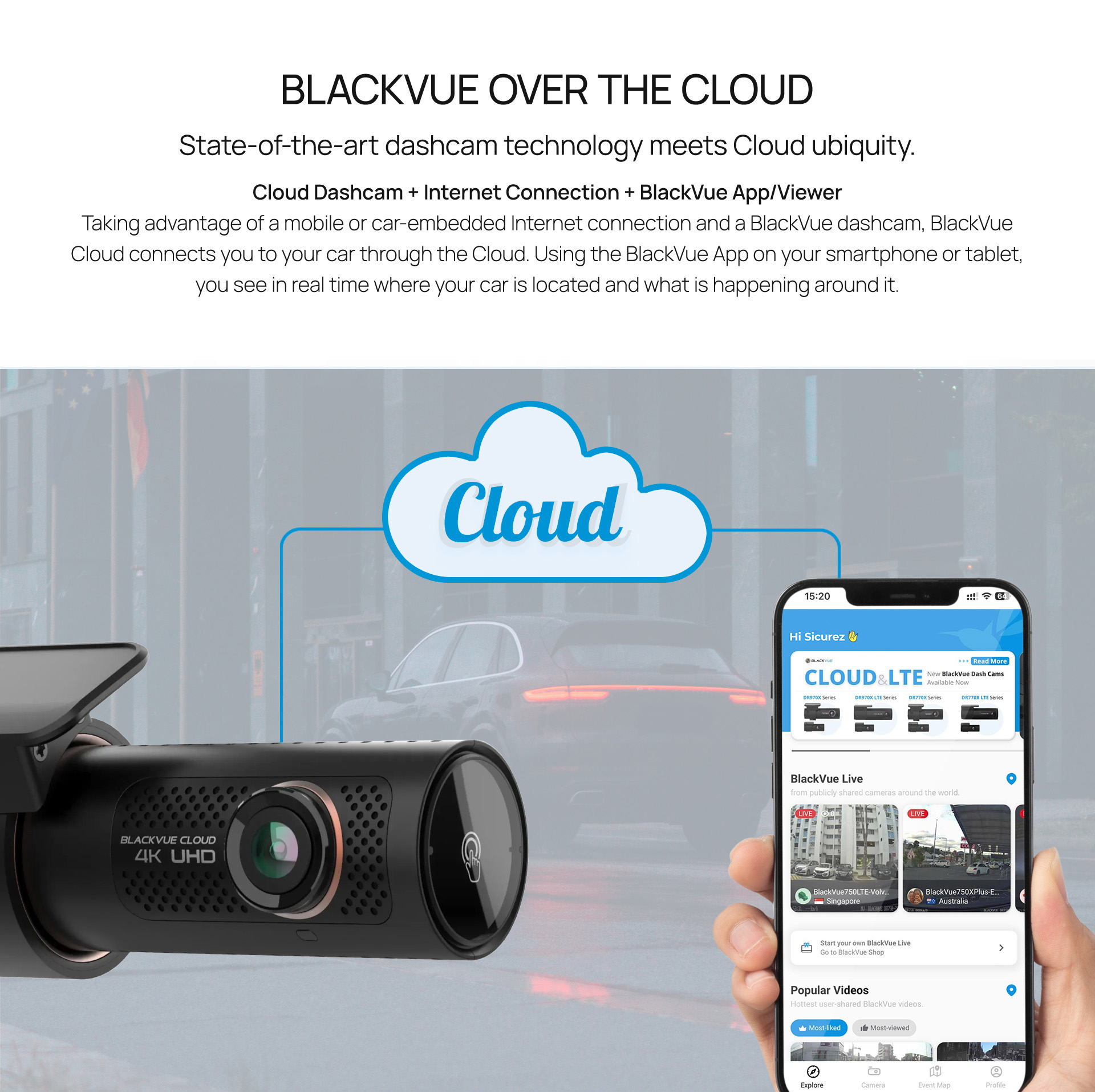 blackvue dr970X 4K CLOUD Dashcam 2CH-9