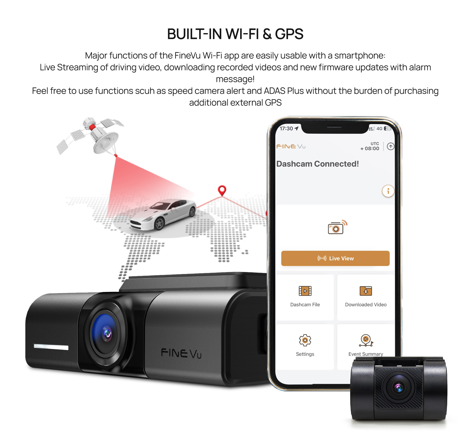 FineVu car camera GX35 2K QHD-2