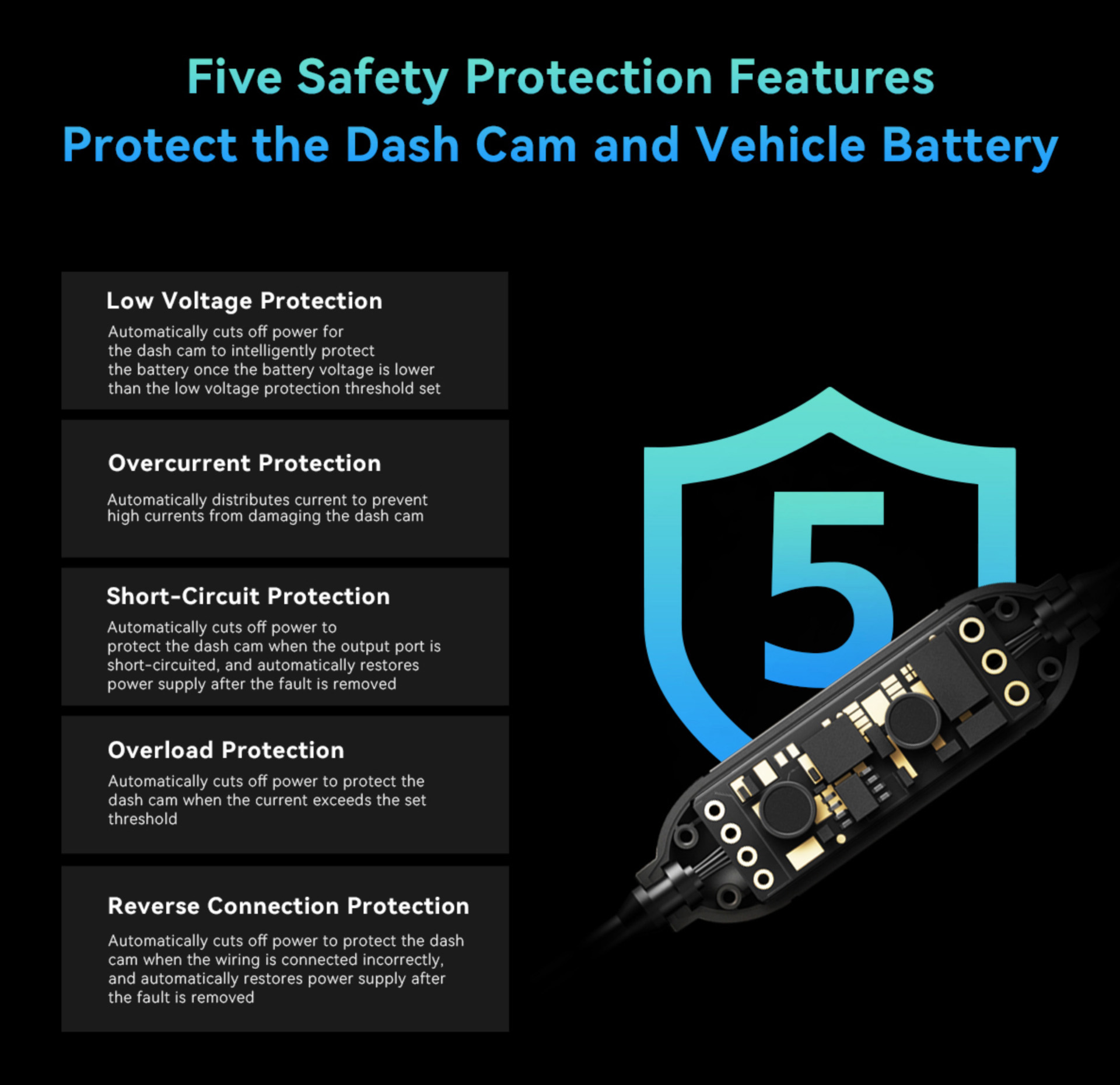 DDPAI OBD hardwirekit-5