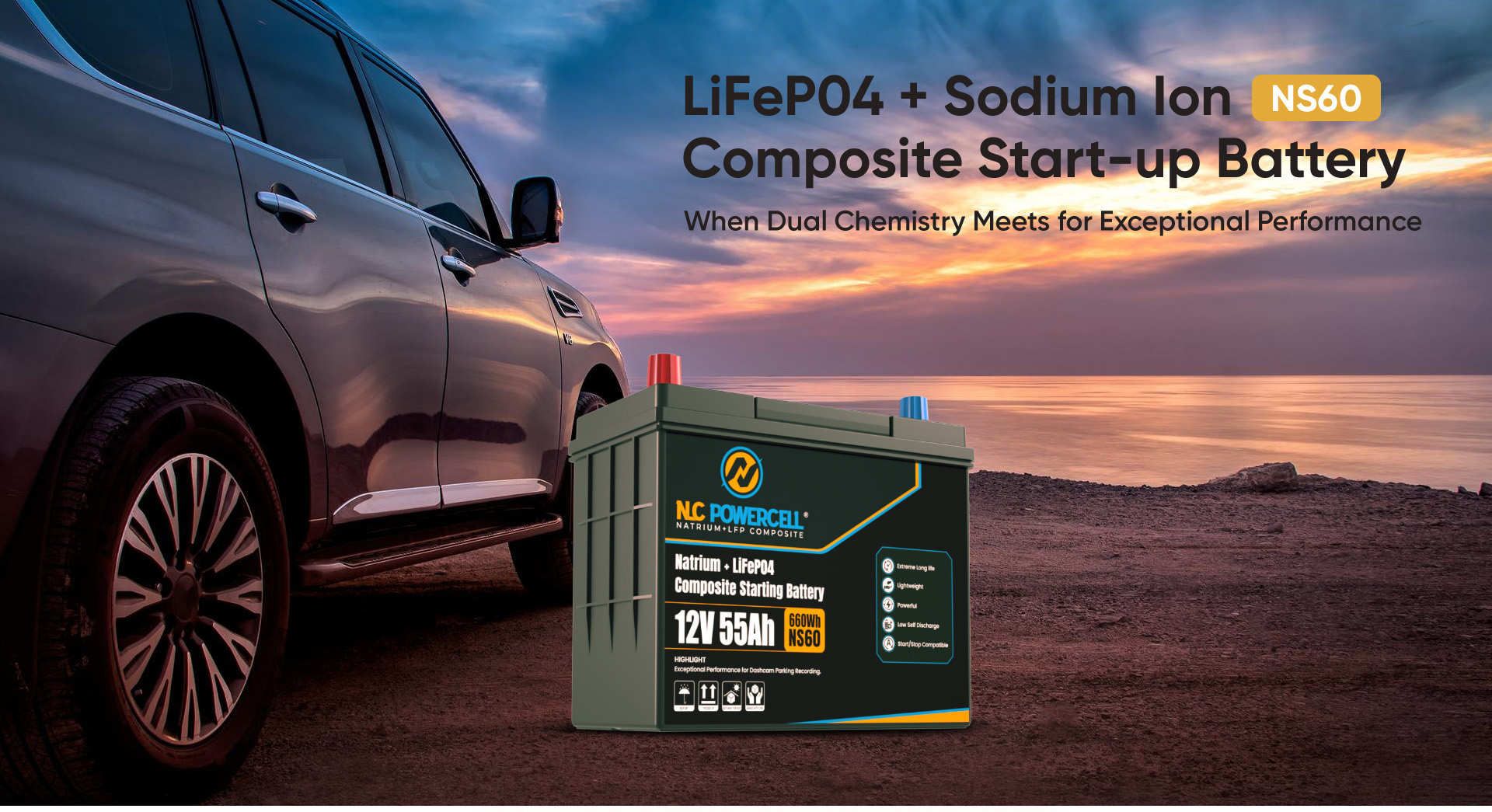 features battery NS60-1
