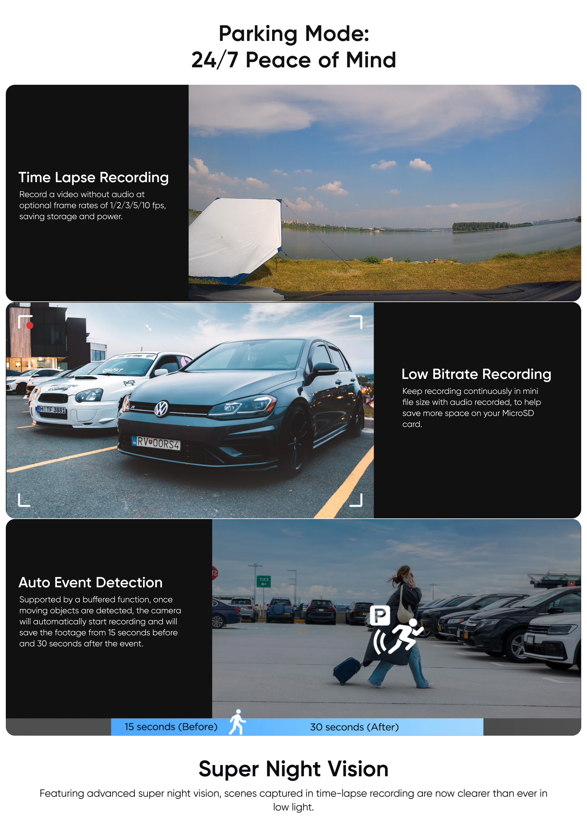 viofo 4K A229 ultra dashcam 3CH-10