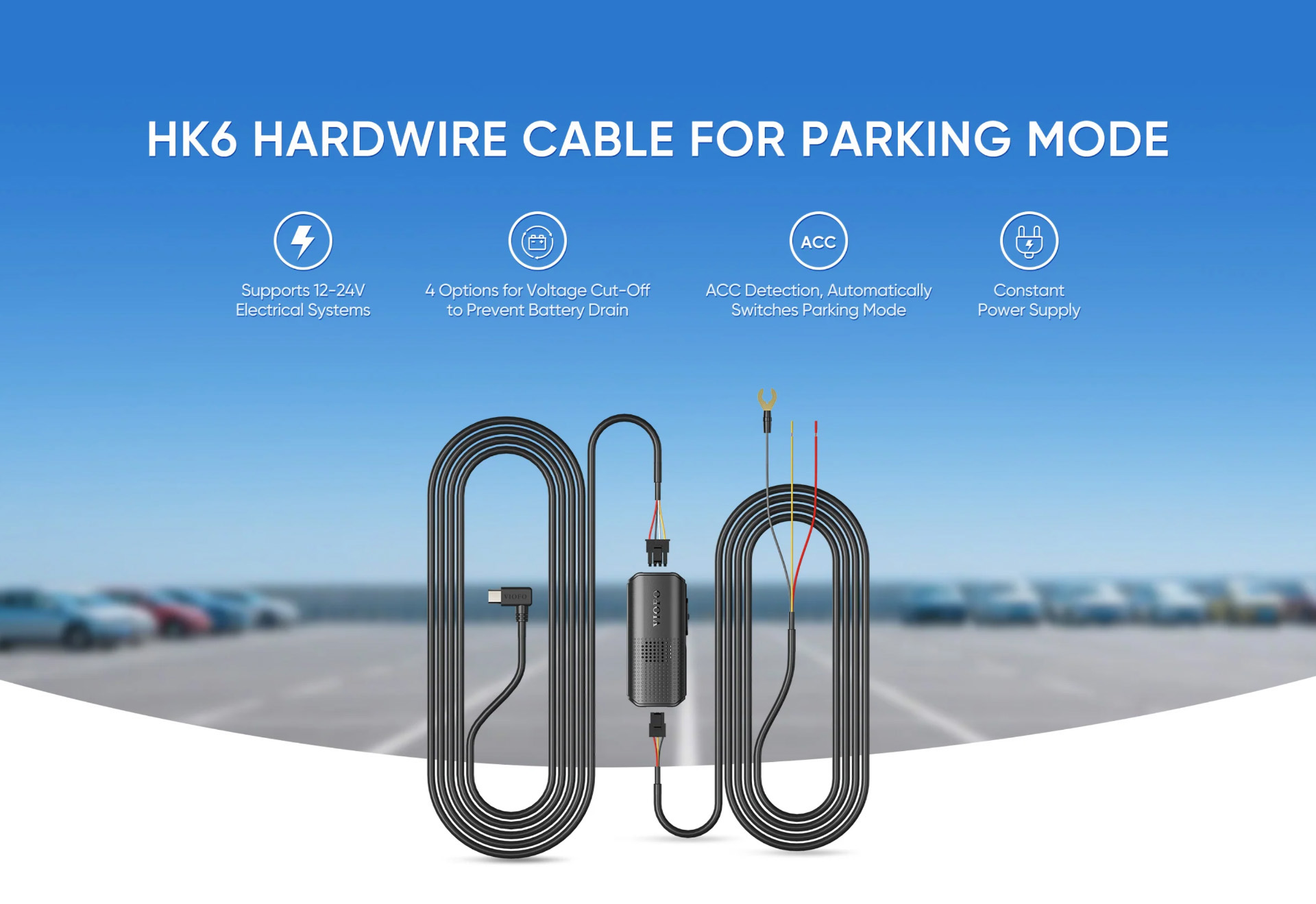 VIOFO HK6 ACC Hardwire Kit for A329S -1