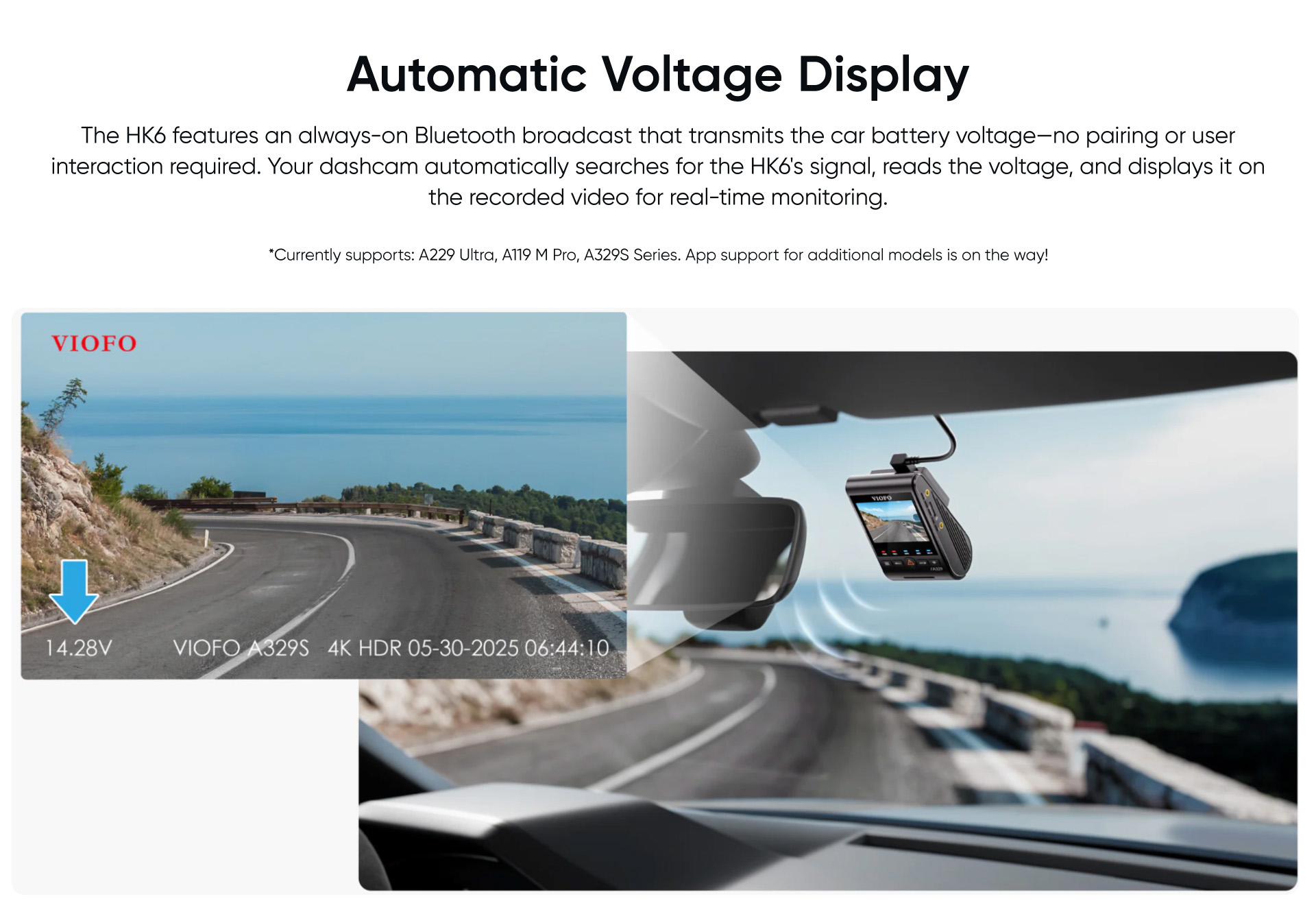 VIOFO HK6 ACC Hardwire Kit for A329S -4