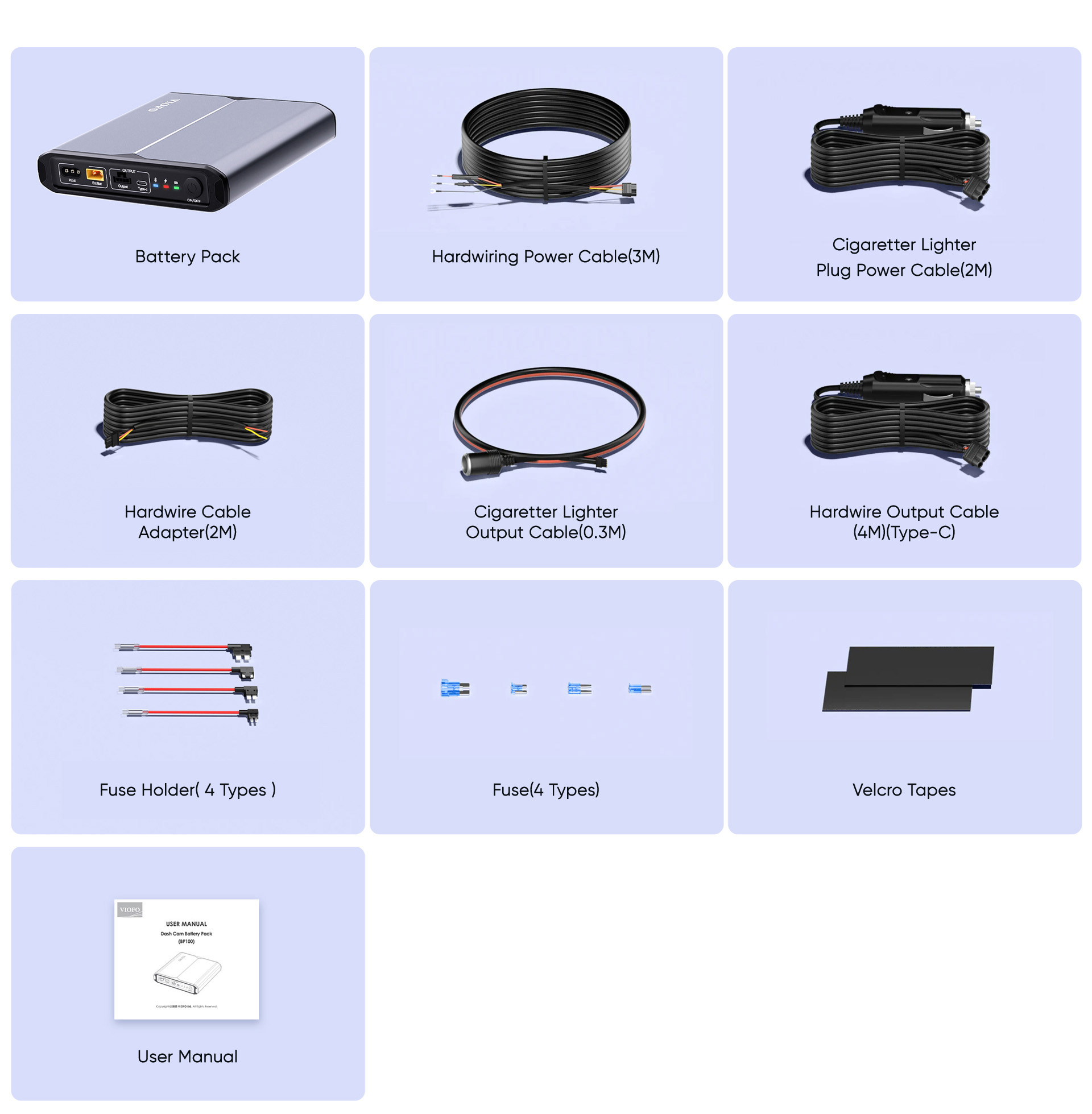 VIOFO BP100 dashcam Battery Pack-9