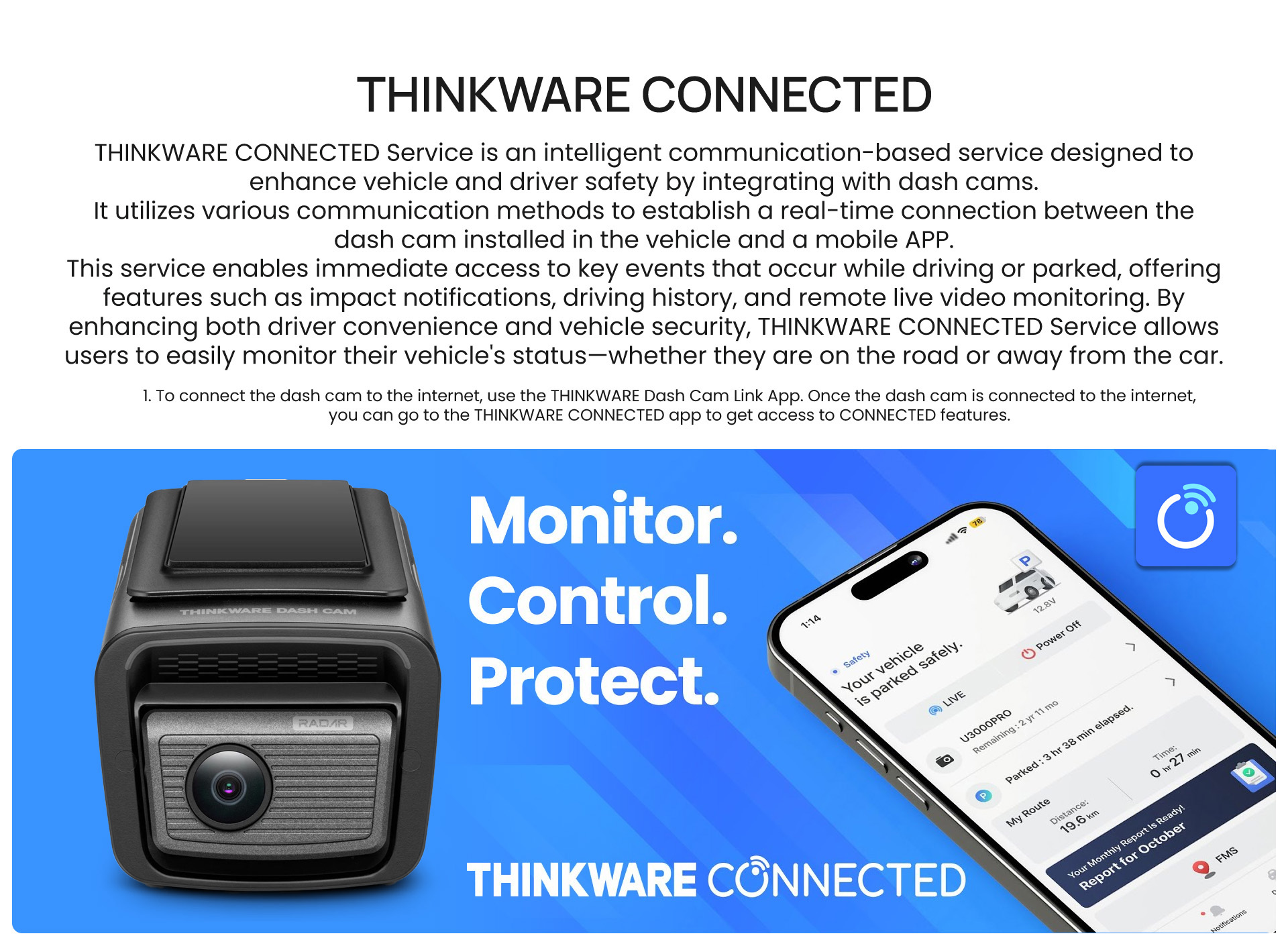 thinkware dashcam connected-1