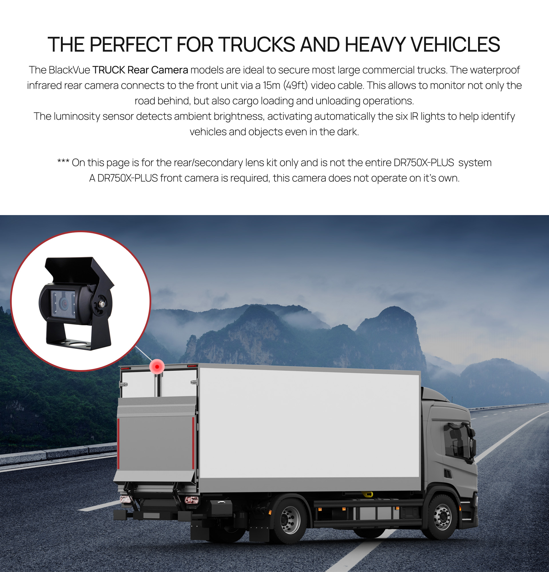 BLACKVUE External TRUCK Rear Camera (ERC110F-C)-1