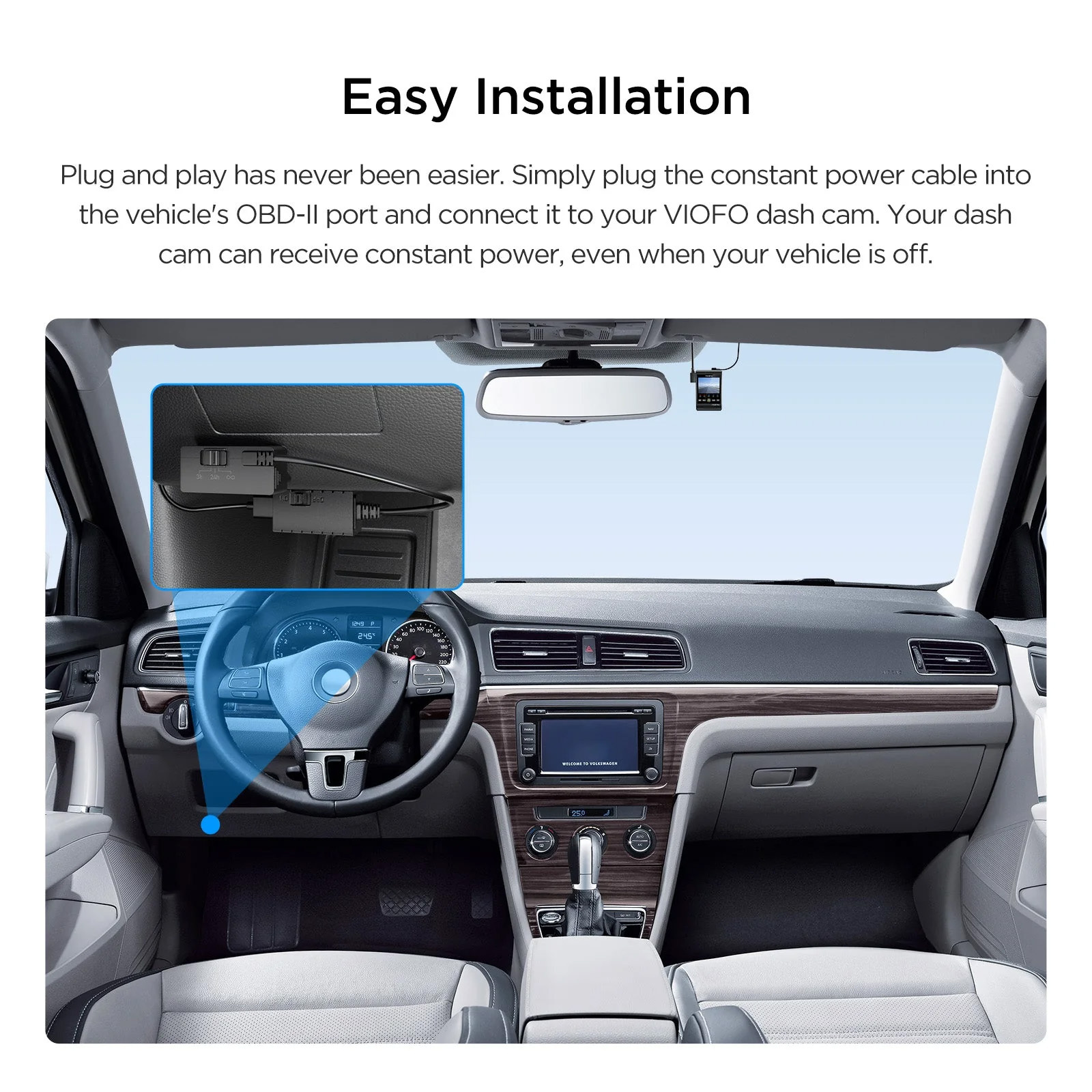 viofo Power cable op100-15