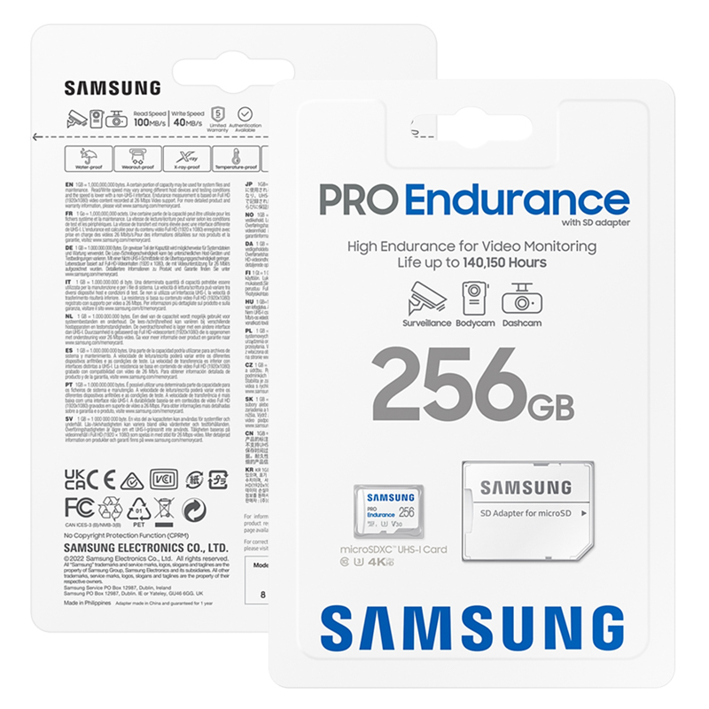 PRO Endurance + Adapter microSDXC 256GB-3