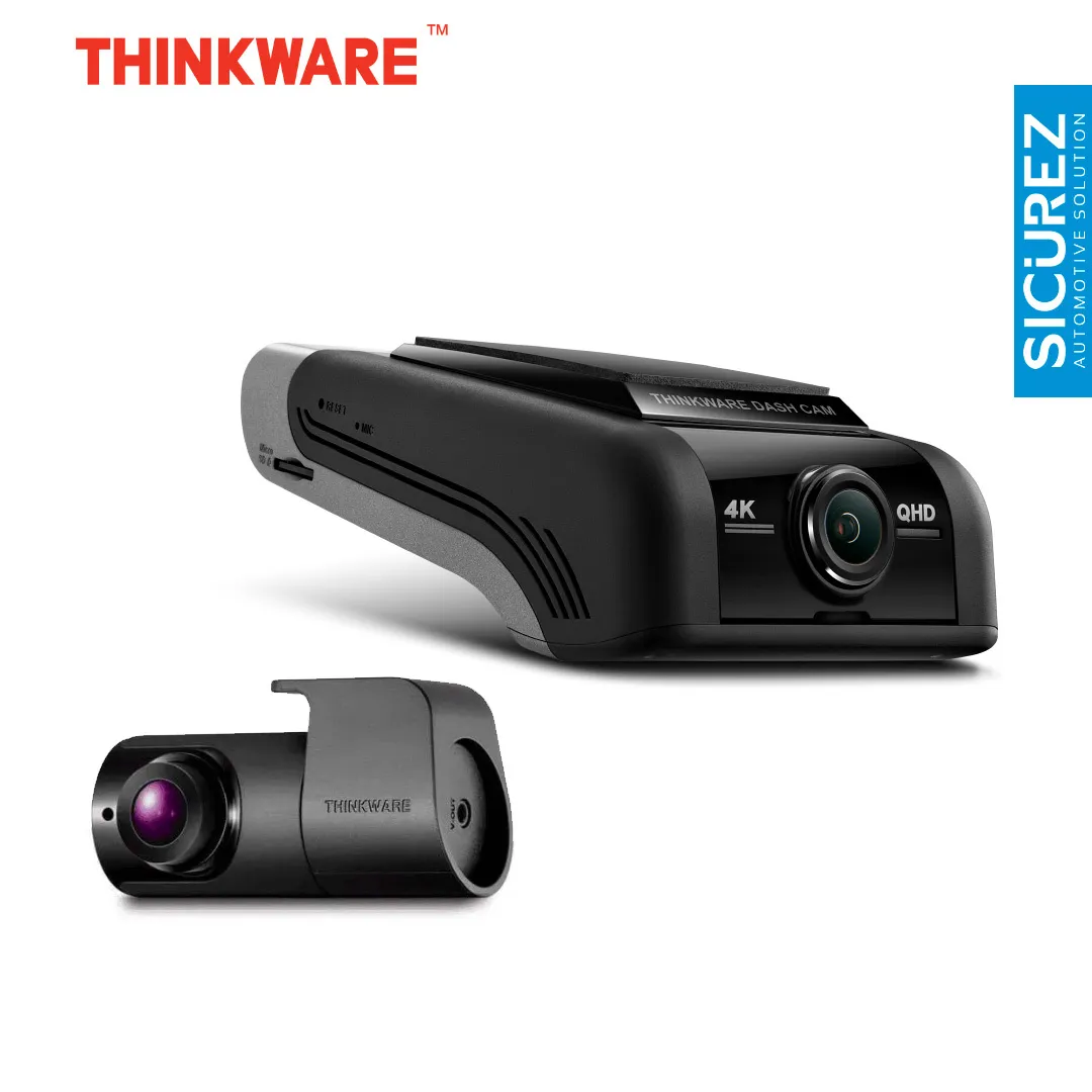 Thinkware U1000 Dashcam︱Front 4K UHD︱Rear 2K QHD︱64GB