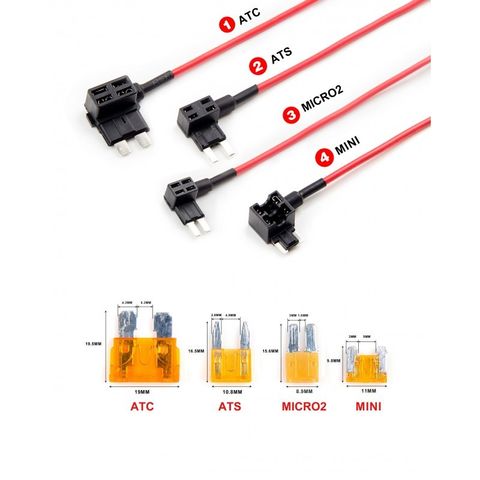 4pcs-circuit-fuse-tap-atc-ats-micro2-mini-adapter-holder