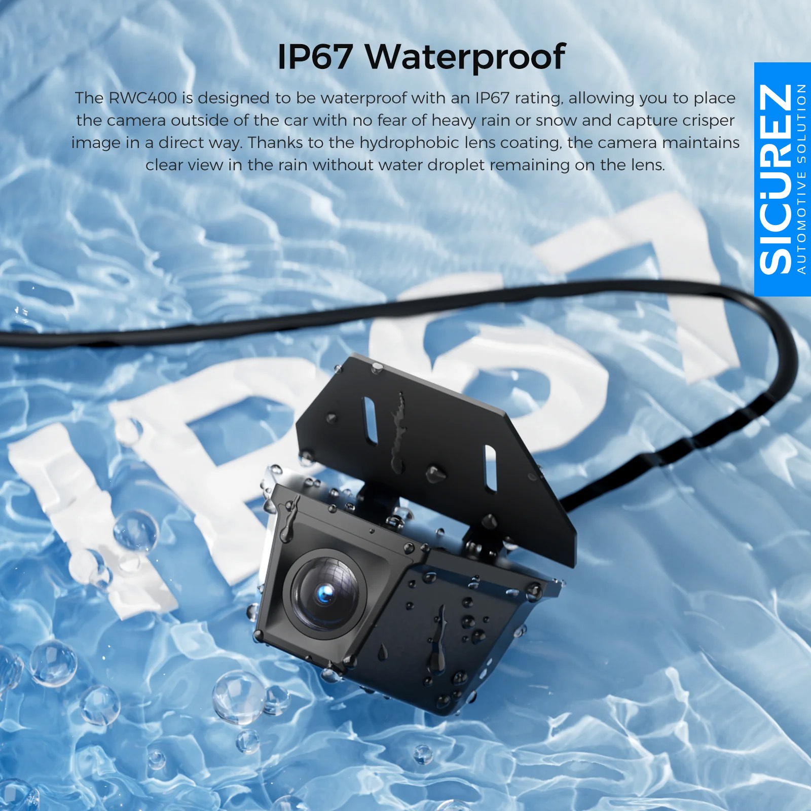 Waterproof rear cam RWC400 -3