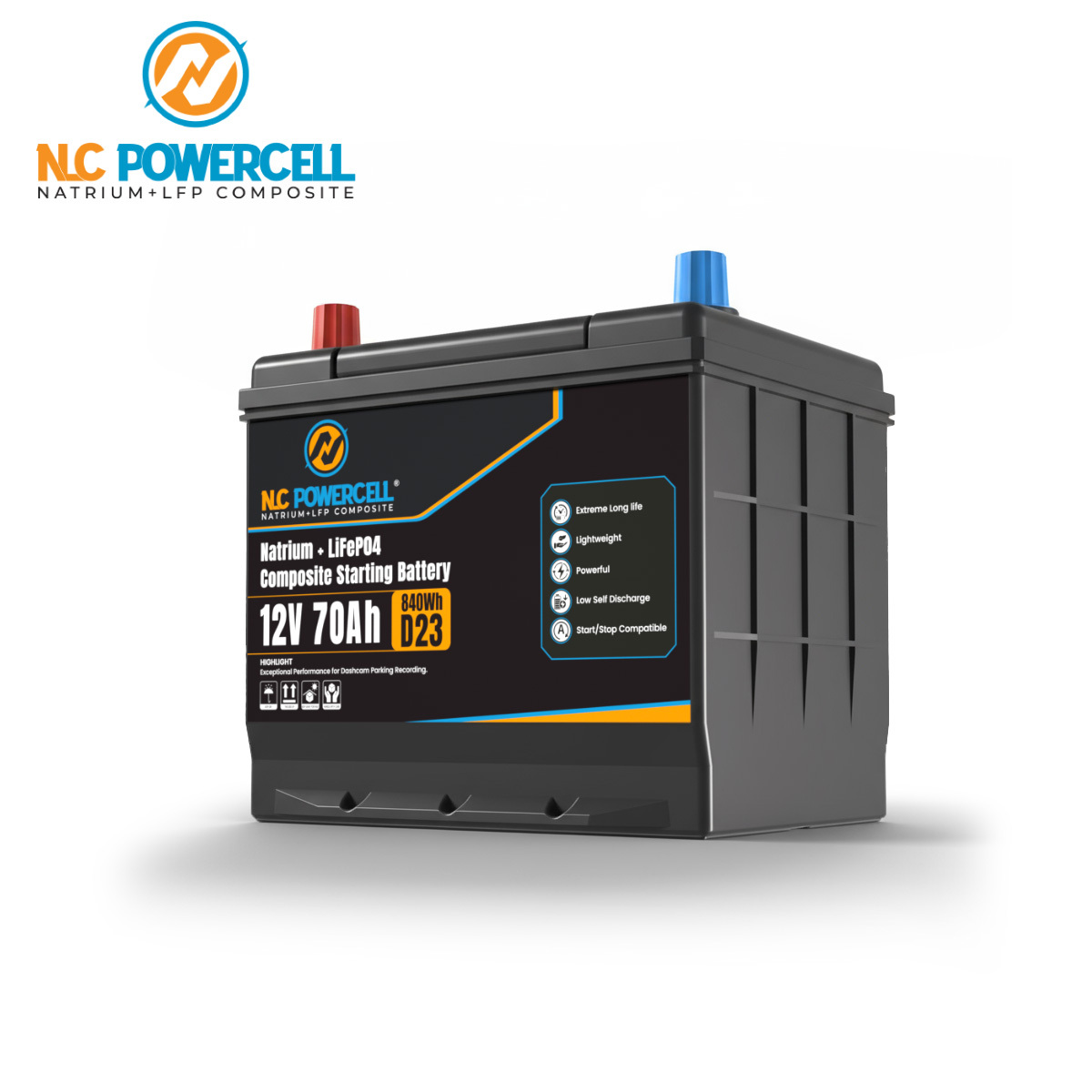 features battery D23-16