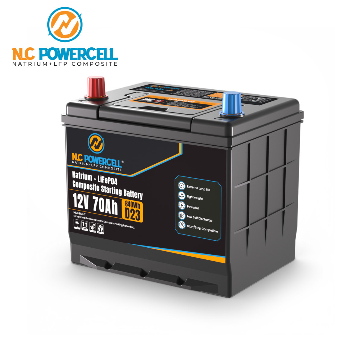 features battery D23-12