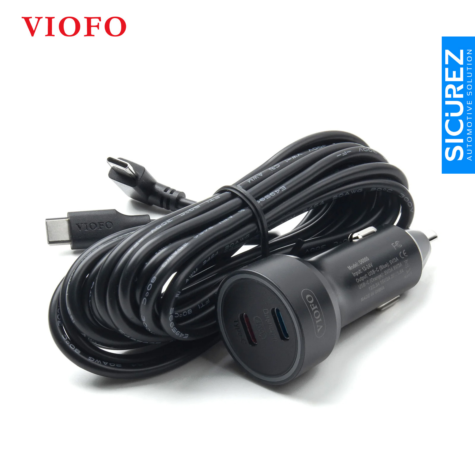 VIOFO D6000 Cigarette Car Charger-8