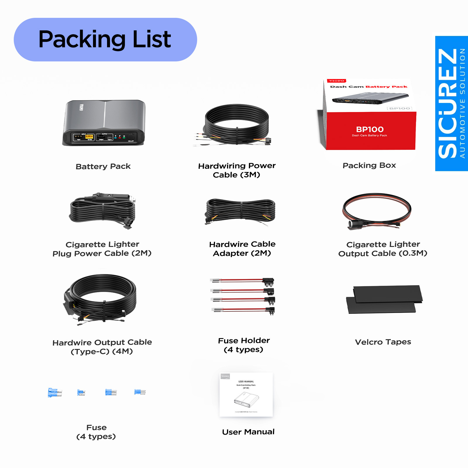 VIOFO BP100 Battery Pack-7