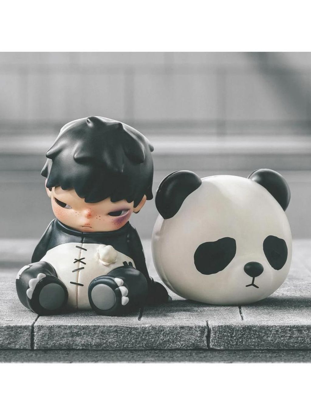 Hirono - Hirono Doll Panda Figure Blister / Hanging Card