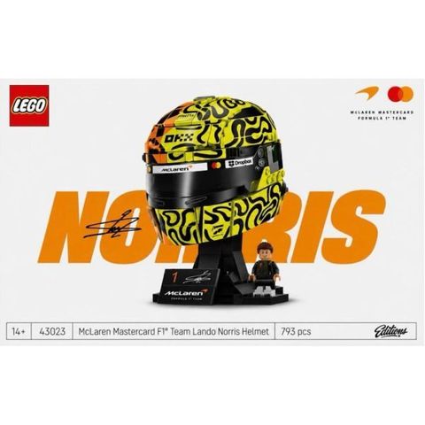 『現貨』  LEGO 43023F1-蘭多·諾里斯 安全帽    盒組