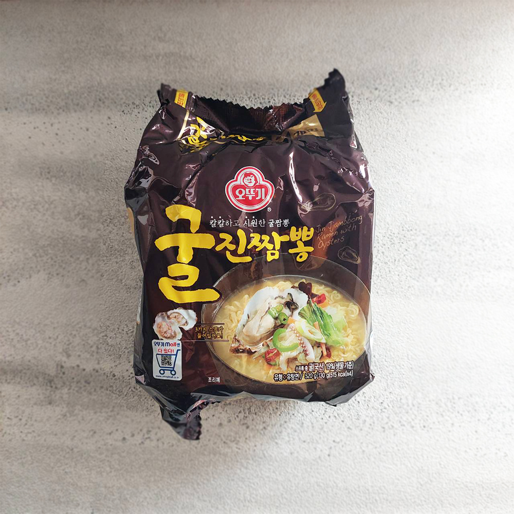 不倒翁 生蠔海鮮風味拉麵130g4包