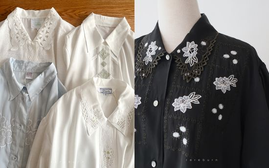 SUMMER VINTAGE BLOUSE | REreburn ｜ 日系女裝＆古著選物