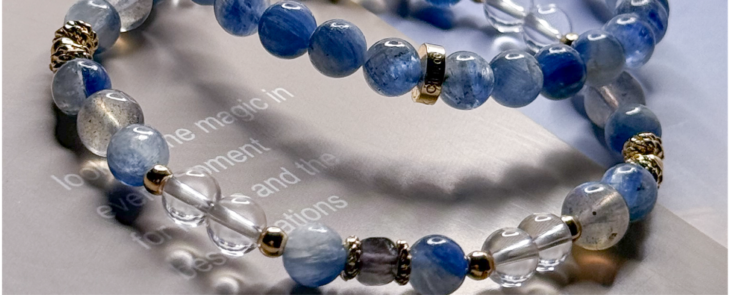 Charzoe.handmade天然水晶手鍊設計 | 亞特蘭提斯、好礦系列藍